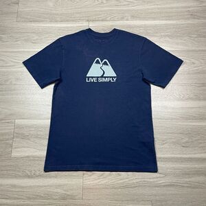 Patagonia Shirt Mens Small Blue Outdoor Live Simply Hiking
